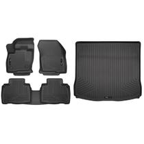 Tapetes de assoalho Husky Liners para Ford Edge 2015-2024, preto, 4 peças Tapetes de assoalho Husky Liners para Ford Edge 2015-2024, preto, 4 peças