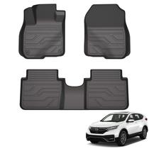 Tapetes de assoalho KARPAL para Honda CR-V 2017-2022, conjunto de 3 peças em TPE