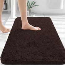Tapetes de banheiro OLANLY Chenille Bath 90x60cm Marrom Tapetes de banheiro OLANLY Chenille Bath 90x60cm Marrom