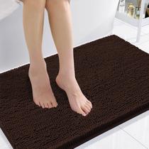 Tapetes de banheiro Smiry Luxury Chenille Extra Soft 90x60cm Brown Tapetes de banheiro Smiry Luxury Chenille Extra Soft 90x60cm Brown