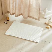 Tapetes de banheiro TYUU Waffle Bath Mat, antiderrapante, 60x40cm, branco Tapetes de banheiro TYUU Waffle Bath Mat, antiderrapante, 60x40cm, branco