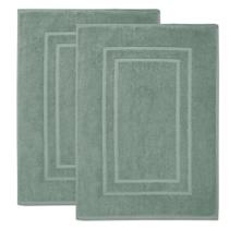 Tapetes de banho Feather & Stitch 100% algodão felpudo (76x53cm) Granite