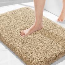 Tapetes de banho Yimobra Ultra Soft Absorvente de Água 80x50cm Bege Puro Tapetes de banho Yimobra Ultra Soft Absorvente de Água 80x50cm Bege Puro