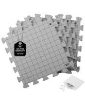 Tapetes de bloqueio Mr. Pen Interlocking 30x30cm, pacote com 4 pinos em T Tapetes de bloqueio Mr. Pen Interlocking 30x30cm, pacote com 4 pinos em T
