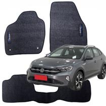 Tapetes de Borracha Flexível Impermeável Próprio Para Veículos Nivus 2020 a 2024 - 0248D
