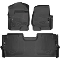 Tapetes de Carpete Husky Liners Weatherbeater para Ford F-250/F-350/F-450 Tapetes de Carpete Husky Liners Weatherbeater para Ford F-250/F-350/F-450