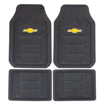 Tapetes de Carpete Plasticolor Chevrolet Weatherpro - Conjunto de 4 Peças (Pretos)