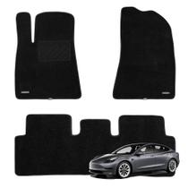 Tapetes de Carpete WENNEBIRD para Tesla Model 3 2017-2023 3 Peças Tapetes de Carpete WENNEBIRD para Tesla Model 3 2017-2023 3 Peças