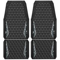 Tapetes de Carro CAR PASS Diamond Rubber - Antiderrapantes - Conjunto Completo (Pretos) Tapetes de Carro CAR PASS Diamond Rubber - Antiderrapantes - Conjunto Completo (Pretos)
