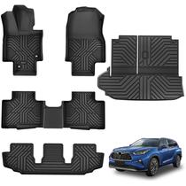 Tapetes de Carro KARPAL para Toyota Highlander (2020-2025) - 7 Lugares - Material TPE