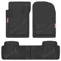 Tapetes de Carro Motor Trend FlexTough Advanced - Borracha Preta Tapetes de Carro Motor Trend FlexTough Advanced - Borracha Preta