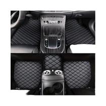 Tapetes De Carro Universais Em Couro PU 5 Peças Impermeáveis E À Prova De Poeira Protetor De Carpete