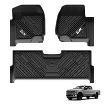 Tapetes de chão 3W adequados para Ford F250 F350 F450 F550 2017-2025