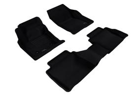 Tapetes de chão de carro 3D MaxPider Ford Fusion 2013-2017 Kagu Black
