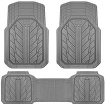 Tapetes de chão de carro CAR PASS Heavy Rubber Waterproof All Grey