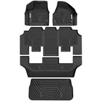 Tapetes de chão YITAMOTOR para Chrysler Pacifica 2017-2025 pretos Tapetes de chão YITAMOTOR para Chrysler Pacifica 2017-2025 pretos