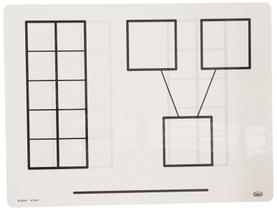 Tapetes de dez quadros Didax Educational Resources Write & Wipe