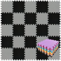 Tapetes de espuma qqpp EVA Rubber 18 Tiles Interlocking Puzzle
