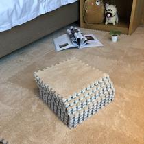 Tapetes de espuma Smabee Interlocking Carpet Shaggy Soft EVA (12 unidades)
