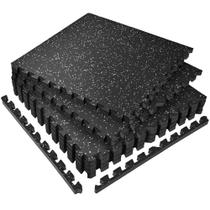 Tapetes de Exercício SUPERJARE 6 Peças 61x61 cm EVA com Superfície de Borracha