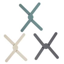 Tapetes de mesa FELTECHELECTR dobráveis resistentes ao calor, tipo X, 3 unidades Tapetes de mesa FELTECHELECTR dobráveis resistentes ao calor, tipo X, 3 unidades