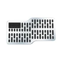 Tapetes De Pedal De Aço Inoxidável Antiderrapantes Em Preto, Bege E Marrom Para Acessórios De