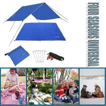 Tapetes de praia 4 6 pessoas ultraleve multifuncional impermeável tapete de acampamento tenda lona tapete de chão 220* 240 cm
