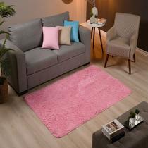 Tapetes de sala felpudos 2,00X2,40 marrom liso luxo, peludo 40mm