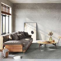 Tapetes de Sisal Natural Comfort Cinza 2,00X2,50