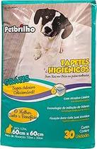 Tapetes Higiênicos 30 Unidades Brancas 60x60cm Branco Petbrilho Tapetes Higiênicos 30 Unidades Brancas 60x60cm Branco Petbrilho