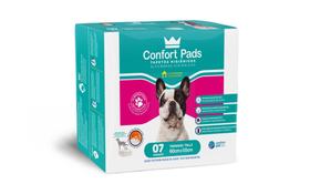 Tapetes higiênicos CONFORT PADS 60x55cm 07 unidades - Confort Pet