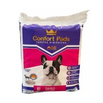 Tapetes Higiênicos Confort Pads 80x60cm 07 Unidades P/ Pets - Confort Pet