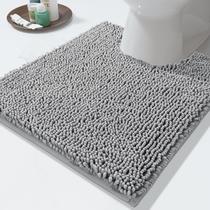 Tapetes higiênicos Yimobra em forma de U 61x51cm, microfibra extra macia, cinza