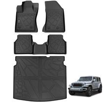 Tapetes KARPAL para Jeep Compass 2017-2025 TPE Preto Tapetes KARPAL para Jeep Compass 2017-2025 TPE Preto