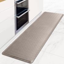 Tapetes Kitchen Runner HappyTrends Antifadiga 43x152cm cáqui