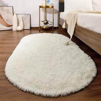 Tapetes macios Softlife para quarto 80 cm x 160 cm cremosos