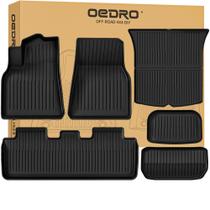 Tapetes OeDro para Tesla Model Y (2020-2024) - Conjunto de 6 Peças em TPE
