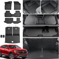 Tapetes para assoalho HOUCLEMIC VW Atlas 2018-2026 TPE para todas as condições climáticas Tapetes para assoalho HOUCLEMIC VW Atlas 2018-2026 TPE para todas as condições climáticas