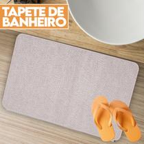 Tapetes para Banheiro 45 x 75 cm Base Borracha Antiderrapante Pelo baixo e Macio