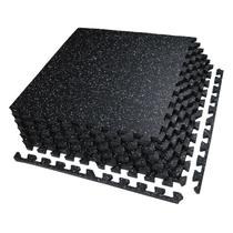 Tapetes para equipamentos de ginástica AIRHOP 24 Sq Ft Rubber Top EVA Foam Tapetes para equipamentos de ginástica AIRHOP 24 Sq Ft Rubber Top EVA Foam