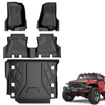 Tapetes para Piso AOMSAZTO Jeep Wrangler JL 2018-2026 4 Portas Tapetes para Piso AOMSAZTO Jeep Wrangler JL 2018-2026 4 Portas