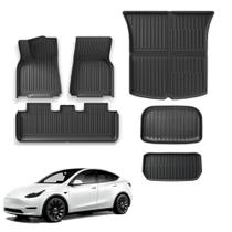 Tapetes para Piso FemboMAX Tesla Model Y 2021-2024 Conjunto em TPE Tapetes para Piso FemboMAX Tesla Model Y 2021-2024 Conjunto em TPE