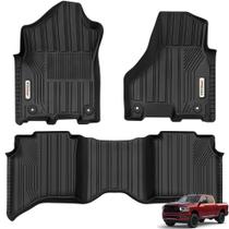 Tapetes para Piso YITAMOTOR Ram 2500/3500 Cabine Dupla 2019-2026 Tapetes para Piso YITAMOTOR Ram 2500/3500 Cabine Dupla 2019-2026