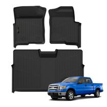 Tapetes para Piso YonMeoo Ford F150 2010-2014 TPE Conjunto Completo