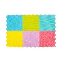 Tapetes Sensoriais De Silicone Leves Para Crianças, 6 Peças, Placa De Pressão Plantar, Tapete De