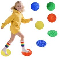 Tapetes Sensoriais LIHBCAIYI 8PCS em Silicone com Texturas Táteis Tapetes Sensoriais LIHBCAIYI 8PCS em Silicone com Texturas Táteis
