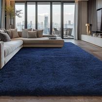 Tapetes Shag Area Boshengya Ultra Soft Fluffy 150x240cm azul marinho Tapetes Shag Area Boshengya Ultra Soft Fluffy 150x240cm azul marinho