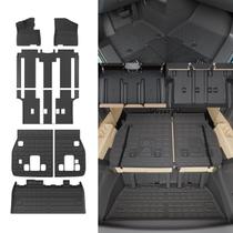 Tapetes Thinzyou para Kia Carnival 2022-2026 Conjunto para 8 Lugares