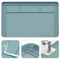 Tapetes Under Sink Wohbay à prova d'água para cozinha - Teal