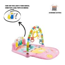 Tapetinho de Atividades Musical, Tapete de Descanso Infantil com Piano e USB, para Crianças, de 0 a 18 Meses - Color Baby